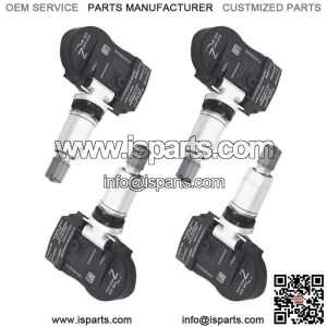 4* TIRE PRESSURE SENSOR TPMS For Nissan Altima Infiniti 433MHz 40700-3JA0B Black