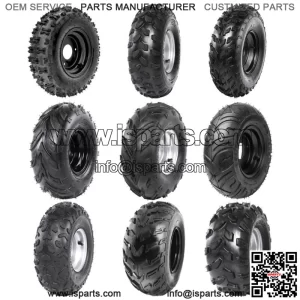 6" 7" 8" Wheels Tire Rim Assembly Go Cart ATV Mini Bike Trike 110/125/150/200cc