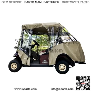 4 Passenger Golf Cart Ride Enclosure Cover EZGO Club Yamaha 58" Roof