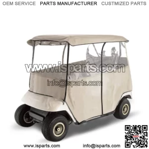 2 Passenger Riding Shell Golf Cart Cover Fits EZ GO, Club Car, Yamaha