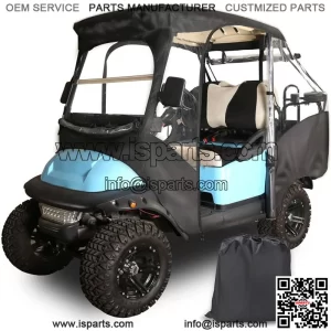 4 Passenger 600D Golf Cart Enclosure Fit Club Car Precedent Windproof Waterproof