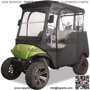 2 Passenger Golf Cart Enclosure for Yamaha G14 G22 G29 Waterproof Driving Cover