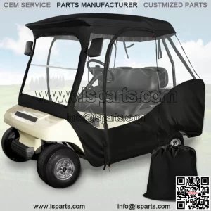 4 Passenger Golf Cart Driving Enclosure for Club Car DS, 420D (Short Roof 56")