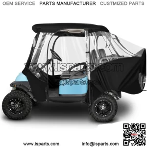 Golf Cart Driving Enclosure for Club Car Precedent 4 Passenger 600D Rain Cover