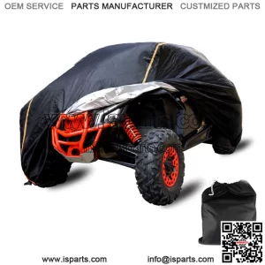 UTV Storage Sun Rain Cover w/ Relective Strip for Can-Am Maverick X3 Max R Turbo