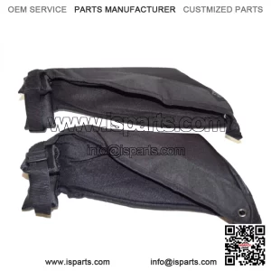 Universal Snowmobile Black Soft Aggressive Hand Guards Muffs 229208