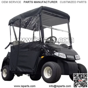 EZGO RXV 2 Passenger Black Enclosure, OEM E-Z-GO RXV Golf Cart Enclosure PF11352