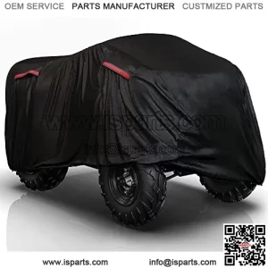 ATV Cover - All Weather Season Outdoor Waterproof Protection Accessories fits up to 88 inch Quad 4 Wheeler Covers - Durable Tear Wind Proof Vents Night Reflective Adjuster Buckle Storage Bag