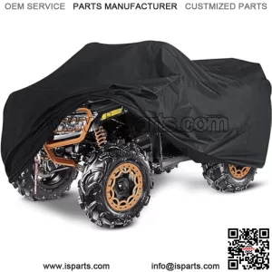ATV Cover Waterproof Heavy Duty All Weather, Quad 4 Wheeler Cover Sun Rain Snow Protection, Fits for Honda, Yamaha, Polaris, Suzuki, Kawasaki, Can-Am Arctic Cat, XXXL (100x43x48 inch)