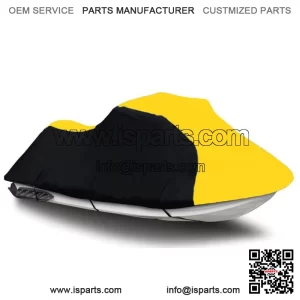 Black/Yellow Jet Ski PWC Cover fits Yamaha WaveRunner FX Cruiser SVHO 2014 2015 (For: 2015 Yamaha SVHO)