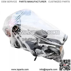 Transparent Motorcycle Cover Waterproof Dustproof Scooter Covers for Motorbike
