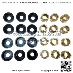 12PCS A-Arm Bushings & Dust Cover Caps Kit for Yamaha YFZ450 YFZ450R YFZ450X