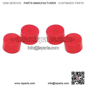 Red Elastomers for Handlebar Damping ?C Set of 4 Pieces