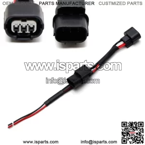 Taillight In-line Accessory Power Harness Plug w/ 3-Output For Kawasaki  ATV UTV