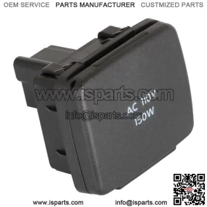 Center Rear AC Power Outlet Socket Plug 110V 150W For 2011 12-16 Ford Lincoln