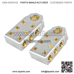 Pair of Sky High Car Audio SAE Top Post (6) 1/0 & 4 Gauge BATTERY TERMINAL Pair