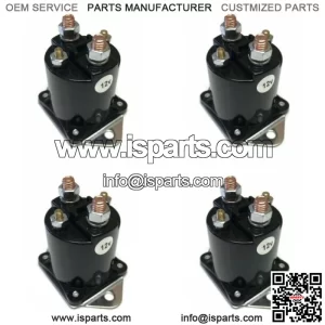 (4) 12V Solenoid Switch 1013609 for 1984-Up Club Car DS, Precedent Gas Golf Cart
