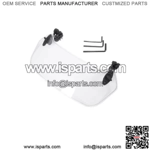 Motorcycle Windshield  Spoiler Wind Deflector Transparent Univer EOA (For: More than one vehicle)