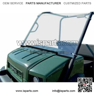 Utility Clear Full Windshield For 09-13 Kawasaki KAF 950 Mule 4010 Diesel