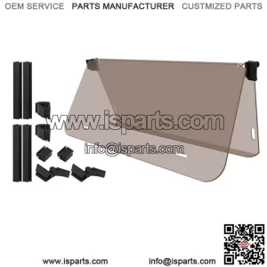 Golf Cart Windshield for Club Car DS 1982-2000.5 Cart Parts Accessories, Tinted