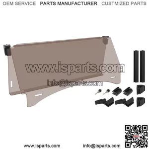 Golf Cart Windshield for Club Car Precedent 2004-up,Tinted Fold Down Windshield