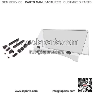 Golf Cart Folding Windshield for EZGO TXT 95-13,Clear Fold Down Windshield (4MM)