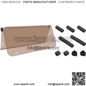 Golf Cart Windshield for 2003-2006 Yamaha G22,Tinted Fold Down Windshield (4MM)