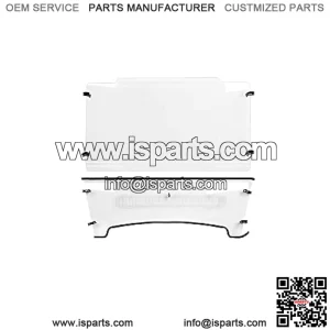 Windshield Heavy Duty Scratch Resistant Compatible with 2004+ John Deere HPX 4x4, XUV 620i, 625i, 825i, 850, 855D