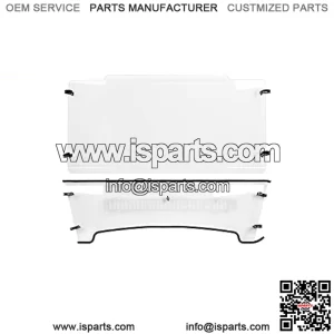 Front Vented Windshield Scratch Resistant Compatible with 2004+ John Deere HPX 4x4 XUV 620i, 625i, 825i 850 855D