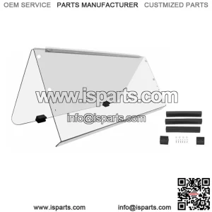 Clear Folding Windshield For 1995-2003 Yamaha G14 G16 G19 Golf Cart Part PC