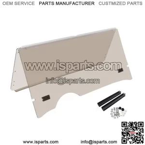 Windshield Folding Tinted, Impact Resistant Polycarbonate For EZGO RXV Golf Cart