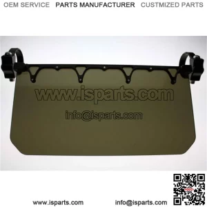 Axia Alloys Aluminum 12" Sun Visor & Clamp Polaris Yamaha Honda RZR Kawasaki  (For: More than one vehicle)