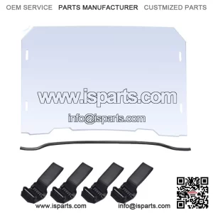 For 2008-2014 UTV Polaris RZR 570 800S 800 XP 900 Full Windshield Polycarbonate