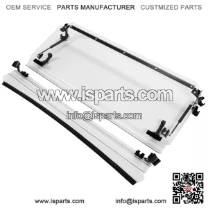 For CFMOTO UForce 1000 2019-2021 Front Vented Full Clear Flip Windshield