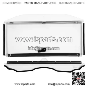 UTV 2-IN-1 Flip Windshield Hard Coated for CFMOTO ZForce 500/800/1000 2014-2022