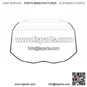 Scratch-Resistant Full Windshield for Can-Am Maverick X3/Max (2017-2025) ?C Tough Polycarbonate