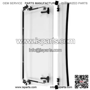 2-in-1 Clear Flip-Up Windshield for CFMOTO UForce 1000 (2019-2021 Models)