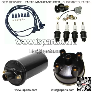 TUNE UP KIT Fits Ford 8N TRACTOR SIDE MOUNT DISTRIBUTOR IGNITION KIT W/ 12V COIL