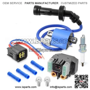 For YAMAHA YXR660F Rhino 660 2004-07 Ignition Coil Pack & Starter Relay Solenoid (Fits: Yamaha Rhino 660)