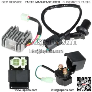 Electric set Ignition coil cdi relay regulator for 50-150cc GY6  ATV Go Kart