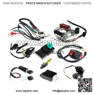 CDI Wire Harness Stator Assembly Wiring Fit 50 70 90 110 125cc ATV Electric Quad