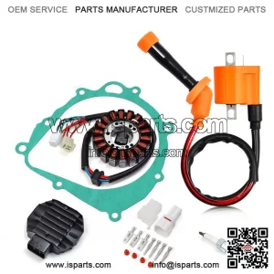 Ignition Coil Spark Plug Regulator Stator For Suzuki Quadsport Z400 LTZ400 03-08