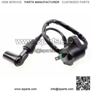 Ignition coil + spark plug connector set for Peugeot Vivacity 50 45 km/h (2T)