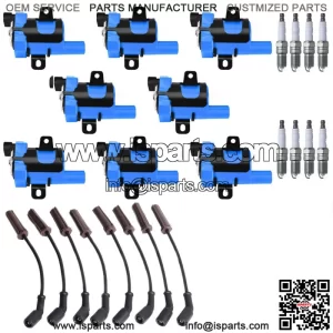 Performance Ignition Coil, Wireset & NGK Platinum Spark Plug for GMC Yukon UF262 (For: More than one vehicle)