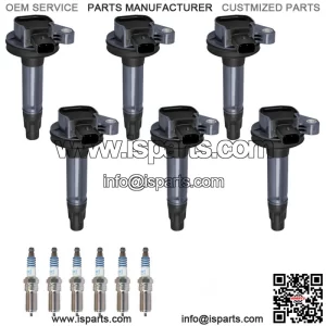 6 Ignition Coil & Motorcraft Spark Plug For Ford Mustang Explorer Lincoln UF553 (For: Ford F-150)