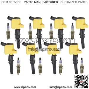 Heavy Duty Ignition Coil & Motorcraft SP479 Platinum Spark Plug For Ford F150 (For: More than one vehicle)