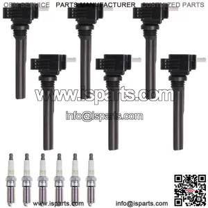 Set of 6 Ignition Coil & NGK Platinum Spark Plug for 17-19 Ford F-150 UF826 (For: Ford F-150)