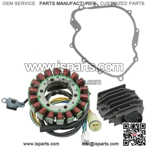 Stator & Regulator Rectifier for Yamaha Rhino 660 YXR660 2004-2007 With Gasket (For: 2006 Yamaha Rhino 660)