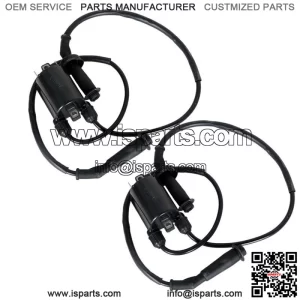 For HONDA Shadow 1100 VT1100 1987-2007 2sets of Ignition Coil & Spark Plug Cap