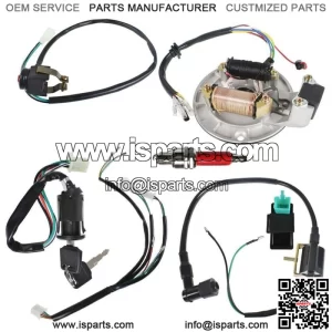 Ignition Coil CDI Kill Switch Stator Wiring Harness Kit For Dirt Pit Bike ATV